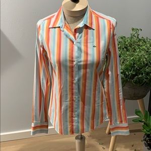 Lacoste slim fit buttoned shirt women’s sz36